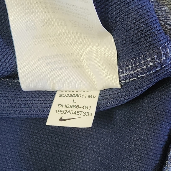 NWT Nike Golf Men's Player Half Zip Pullover PIL 2023 Open Ashen Slate Blue - Picture 10 of 10